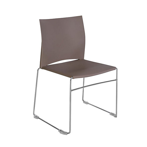 GIULIA Lot 4 chaises taupe