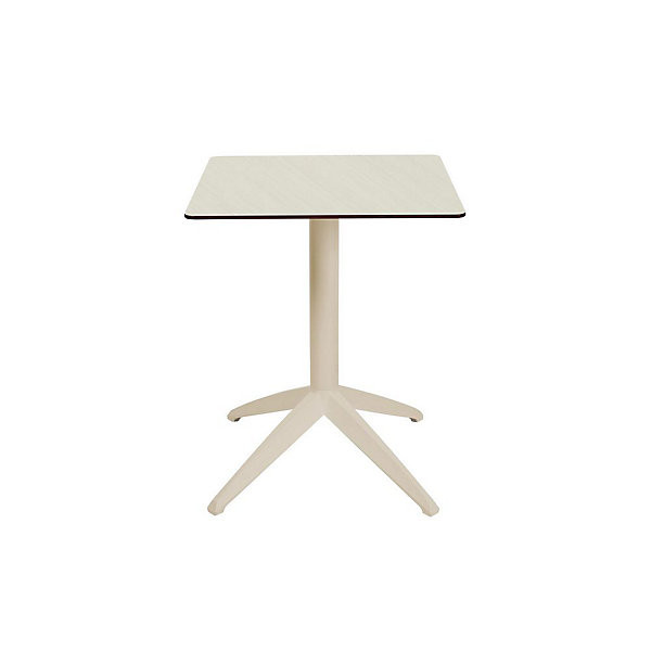 QUATRO Table 70x70cm blanc/blanc
