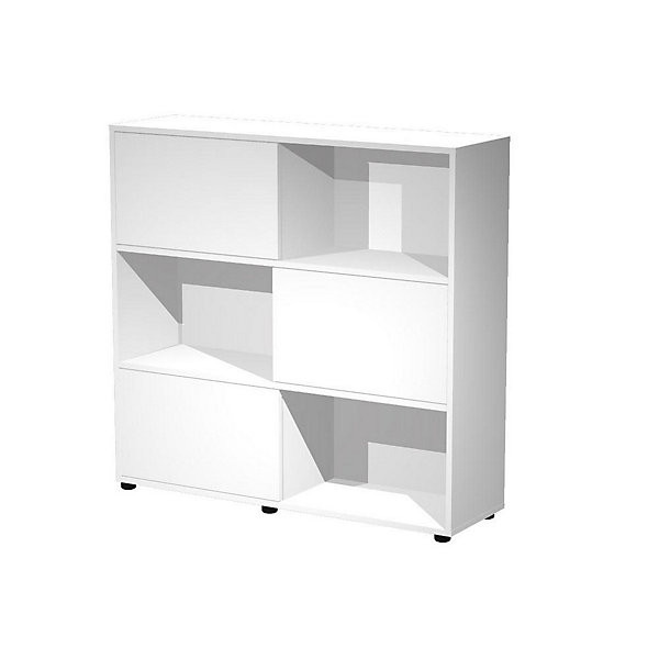 SVENJA Bibliothèque H116xL120 blanc