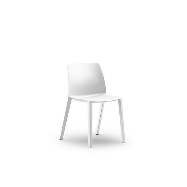 OLGA Lot 4 chaises blanc