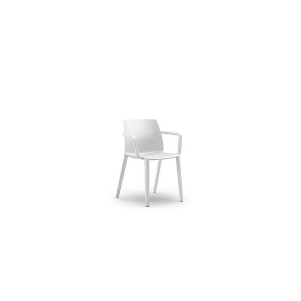 OLGA Lot 4 fauteuils blanc