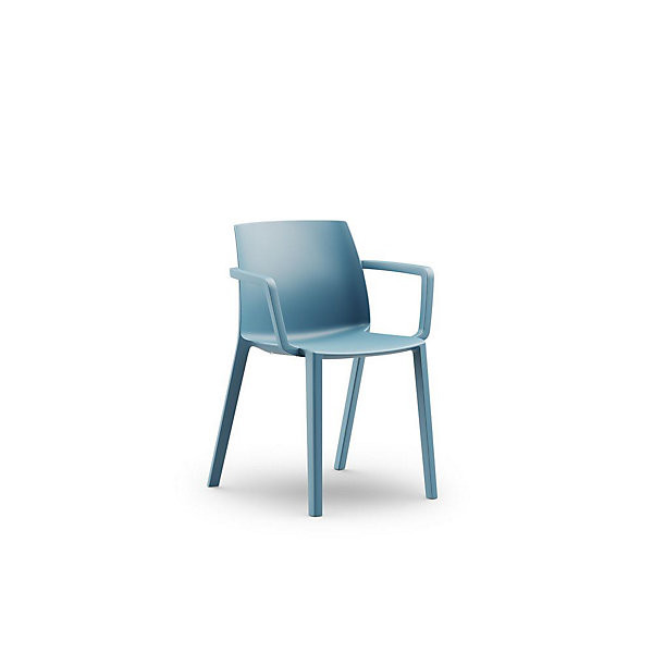 OLGA Lot 4 fauteuils bleu