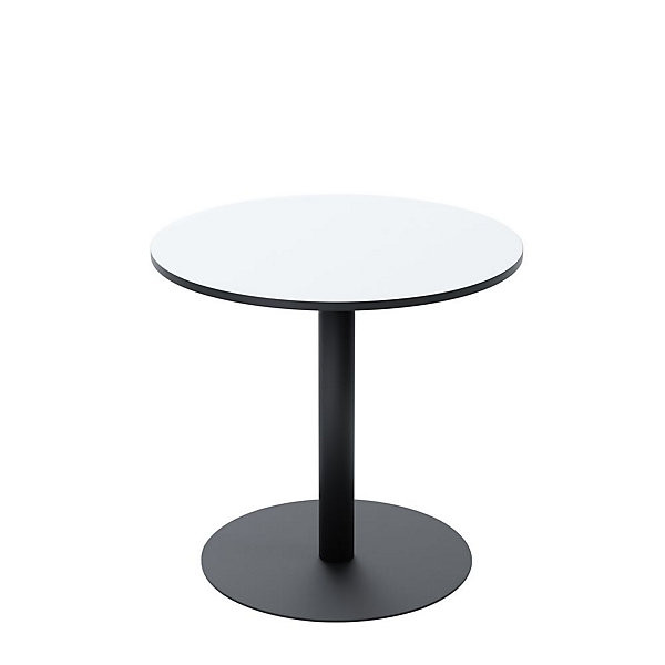 MEZZO Table Ø80cm noir/blanc