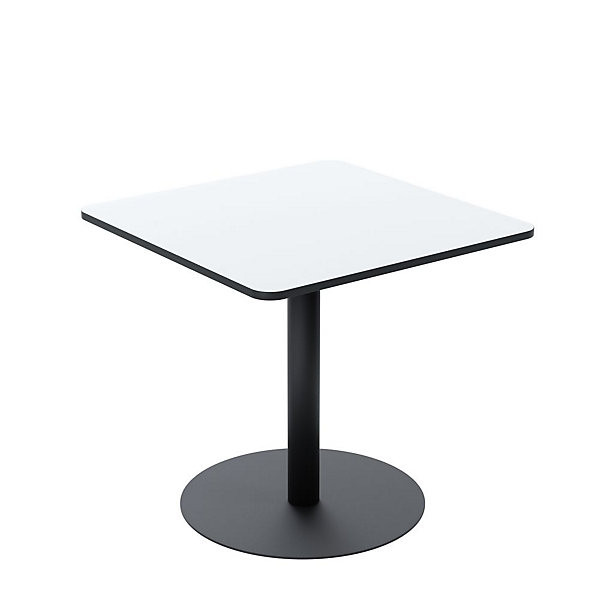 MEZZO Table 80x80cm noir/blanc