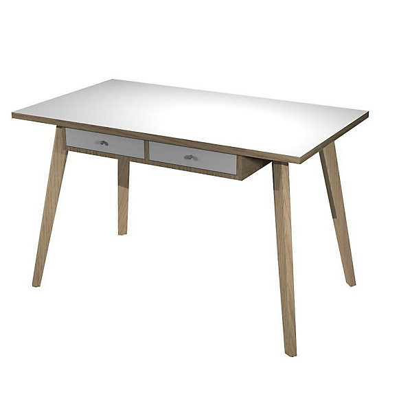 MARQUIZE Bureau 120x68cm pieds bois