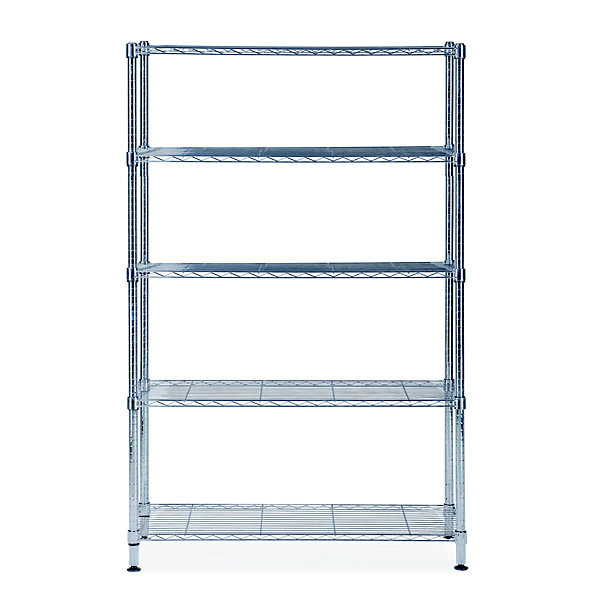 Etagère chromée Stockolm H200xL120cm