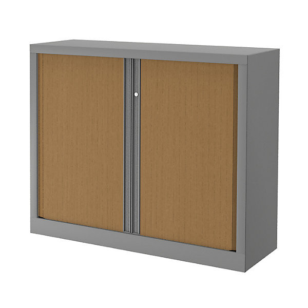 CONFORT Arm. rid. alu/hêtre H100xL120