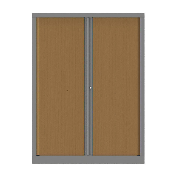 CONFORT Arm. rid. alu/hêtre H160xL120