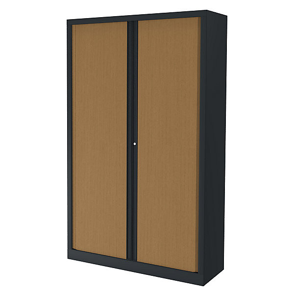 CONFORT Arm. rid. anthr/hêtre H198xL120