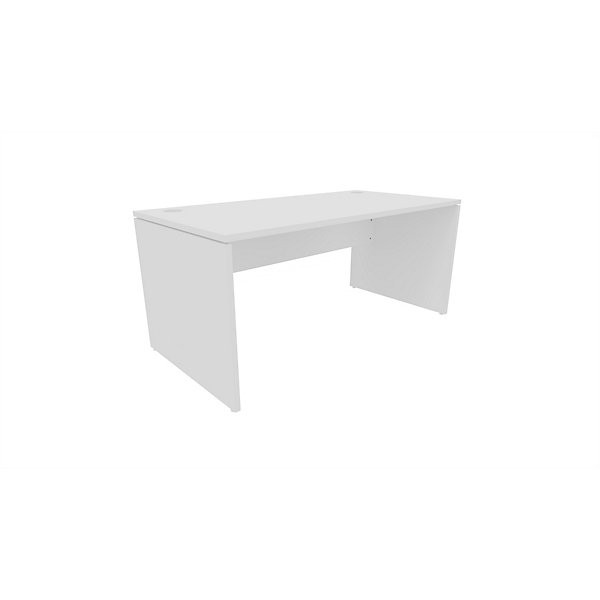 EVOLUTION Bur. droit 160x80 cm blc/blanc