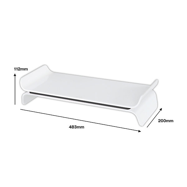 LEITZ ERGO WOW Support blanc/noir