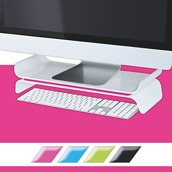 LEITZ ERGO WOW Support blanc/rose