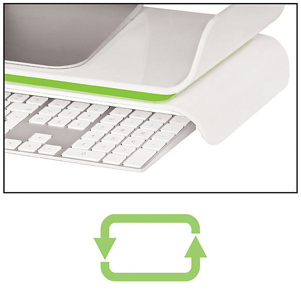 LEITZ ERGO WOW Support blanc/vert