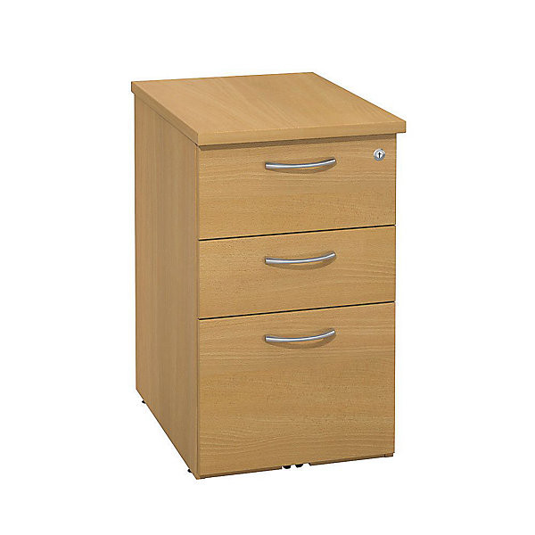 Caisson mélaminé H72 x P60 cm chêne