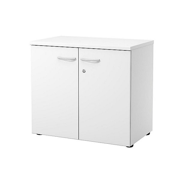 Armoire H72 x L80 cm avec portes blanc