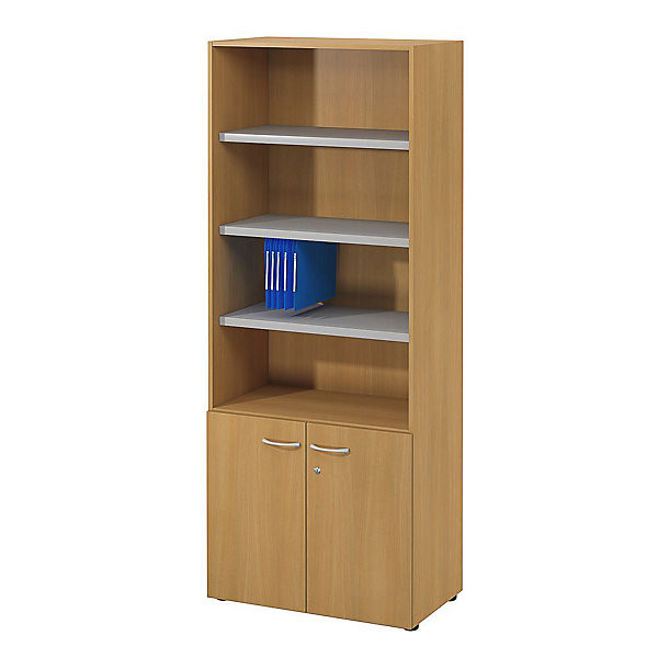 Armoire H201 x L80 cm portes bas hêtre