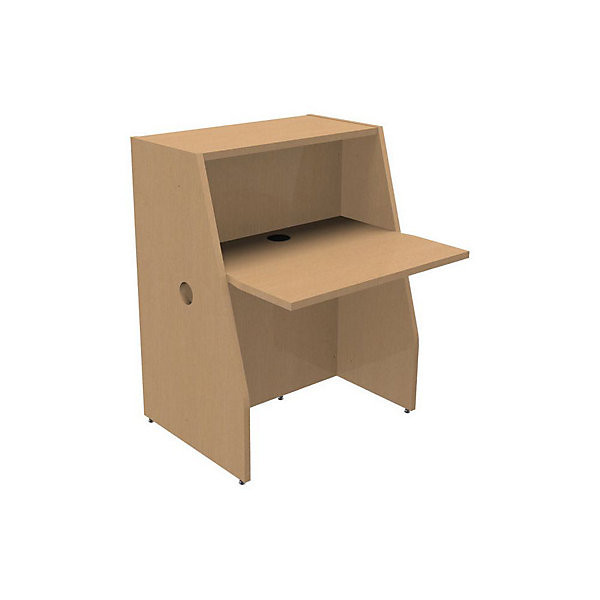 Comptoir droit haut H110xL85cm hêtre
