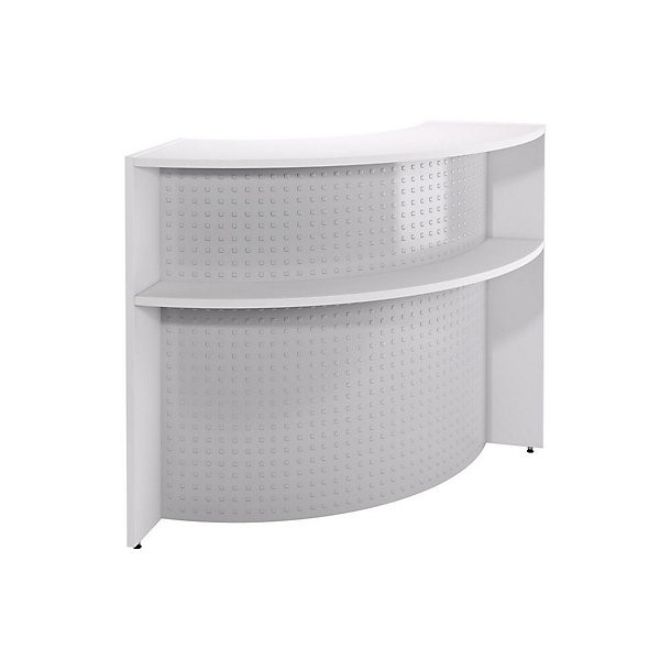 Comptoir d'angle haut H110cm blanc