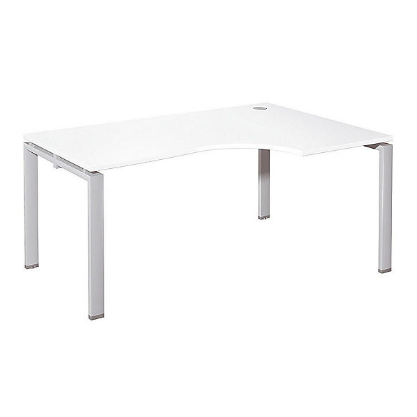 E-LINK Bur. compact DT 160x110 alu/blanc