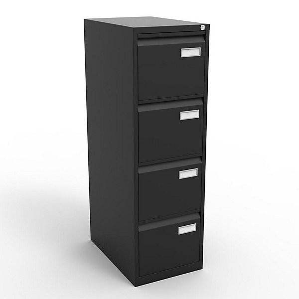 Classeur 4 tiroirs L41xH132xP62 noir