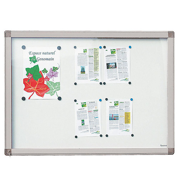 PLANORGA Vitrine Sécurit NF 4F 71x53cm métal