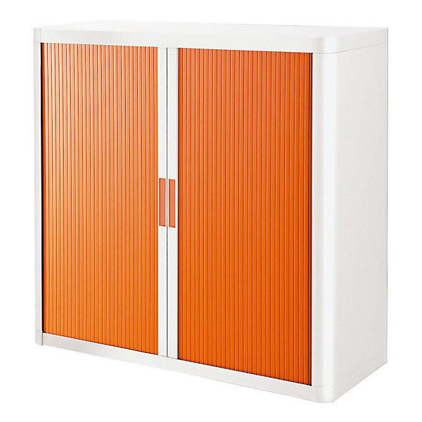 EASYOFFICE Arm. blanc/orange H104xL110