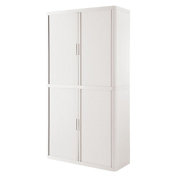 EASYOFFICE Arm. blanc/blanc H204xL110