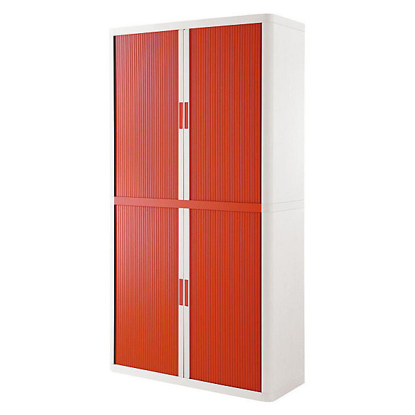 EASYOFFICE Arm. blanc/rouge H204xL110